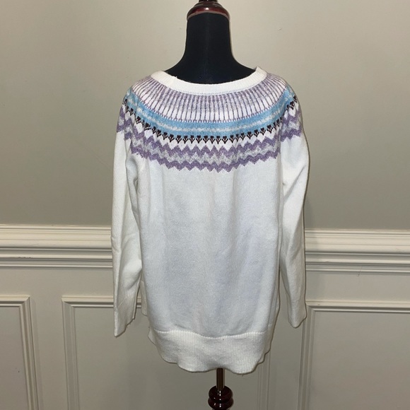 LOFT Plus Fair Isle Sweater - Picture 7 of 10
